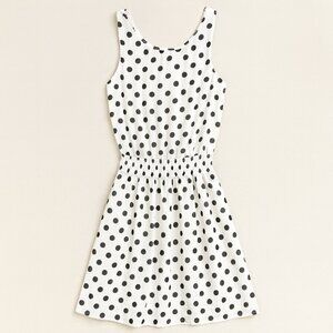 Fun & Flirt Black and White Polka Dot Mini Dress